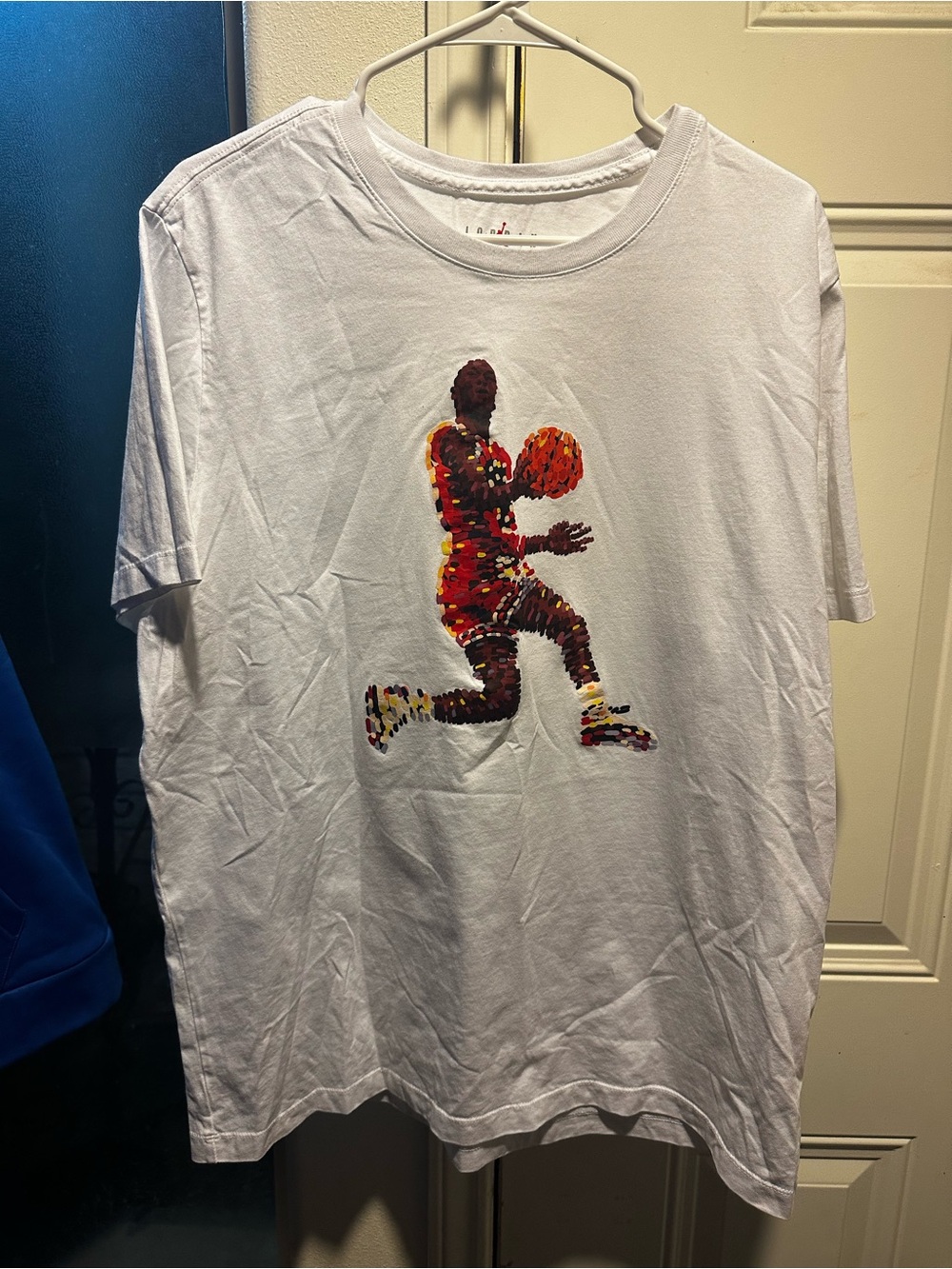 Jordan Mosaic Graphic T-Shirt Size XL White Michael Jordan